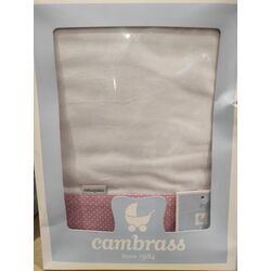 SABANA CUNA 3 PCS (CUNA 60) PIC ROSA 100X165 CM CAMBRASS. MOBILIARIO Y DECORACION PARA BEBE - ROPA CUNA MINICUNA SABANAS . Color