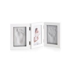 Marco 010280C01 de fotos pie mano jane. MOBILIARIO Y DECORACION PARA BEBE - . Color Blanco. 