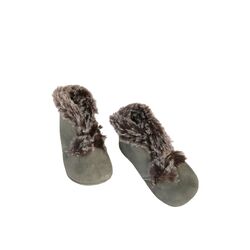 PEUCA 7520 BOTA BLUCHER GRIS ANTE Y PELO CUQUITO. ZAPATOS PARA BEBE - CALZADO Peuca de invierno ,Bota ,Botas con pelo Niño Niña