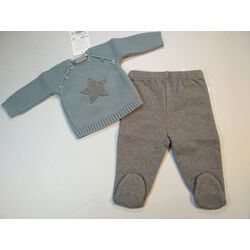 CONJUNTO JERSEY PUNTO Y POLAINA FELPA 003-00862 Y 016-09863 PAZ RODRIGUEZ. ROPA PARA BEBES ,PREMAMA Y COLEGIAL - DE 0 5 AÑOS