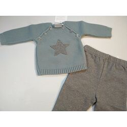 CONJUNTO JERSEY PUNTO Y POLAINA FELPA 003-00862 Y 016-09863 PAZ RODRIGUEZ. ROPA PARA BEBES ,PREMAMA Y COLEGIAL - DE 0 5 AÑOS