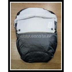 6824 SACO GRUPO O HUEVO CON CAPOTA  BLANQUITO  NUBELUNA INVIERNO. OUTLET COCHECITOS-CARRICOCHES PARA BEBE SACOS Y TEXTILES GRUPO