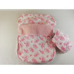 SACO 36489  HUEVO GO CON CAPOTA RAMO ROSA TRAPITOS. COCHECITOS-CARRICOCHES PARA BEBE SACOS Y TEXTILES GRUPO 0 MATRIX OUTLET .