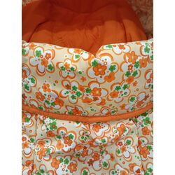 SACO MATRIX FLOR NARANJA BEJAR. OUTLET - PUERICULTURA COCHECITOS-CARRICOCHES PARA BEBE SACOS Y TEXTILES GRUPO 0 MATRIX