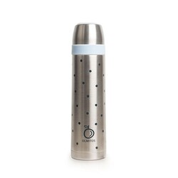 TERMO LIQUIDO 500 DOTS BLUE Ref. 1745 OLMITOS. PUERICULTURA Y COMPLEMENTOS PARA BEBES - COMIDA TERMOS RECIPIENTES . Color Azul. 
