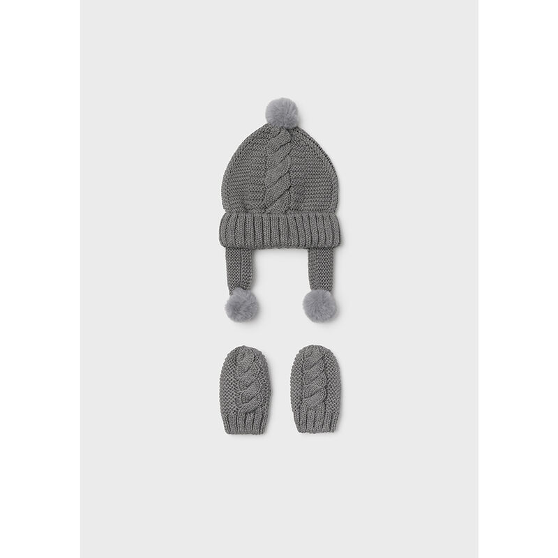 MAYORAL I22 9433 Conjunto gorro con manoplas recien nacido nino Mayoral NACARU PUERICULTURA S.L