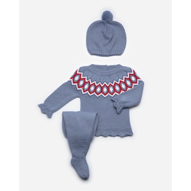 J4044 CONJUNTO 3.P POLAINA CANESU CENEFA BRUMA JULIANA. ROPA PARA BEBES - DE 0 5 AÑOS INVIERNO . TALLAS 0 Meses . 