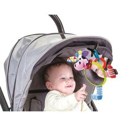 40141 MI PRIMER AMIGO ESPEJO VACA YOOKIDOO TOC TOYS. JUGUETES PARA BEBE . Color Azul. 