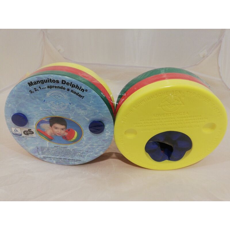 MANGUITOS DELPHIN DISCS INFANTIL. PUERICULTURA Y COMPLEMENTOS PARA BEBES - BAÑO . Color Rojo. 