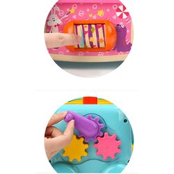 CUBO ELEFANTE TB120384 ACTIVIDADES 5 EN 1 TOCTOYS. JUGUETES PARA BEBE . Color Azul. 