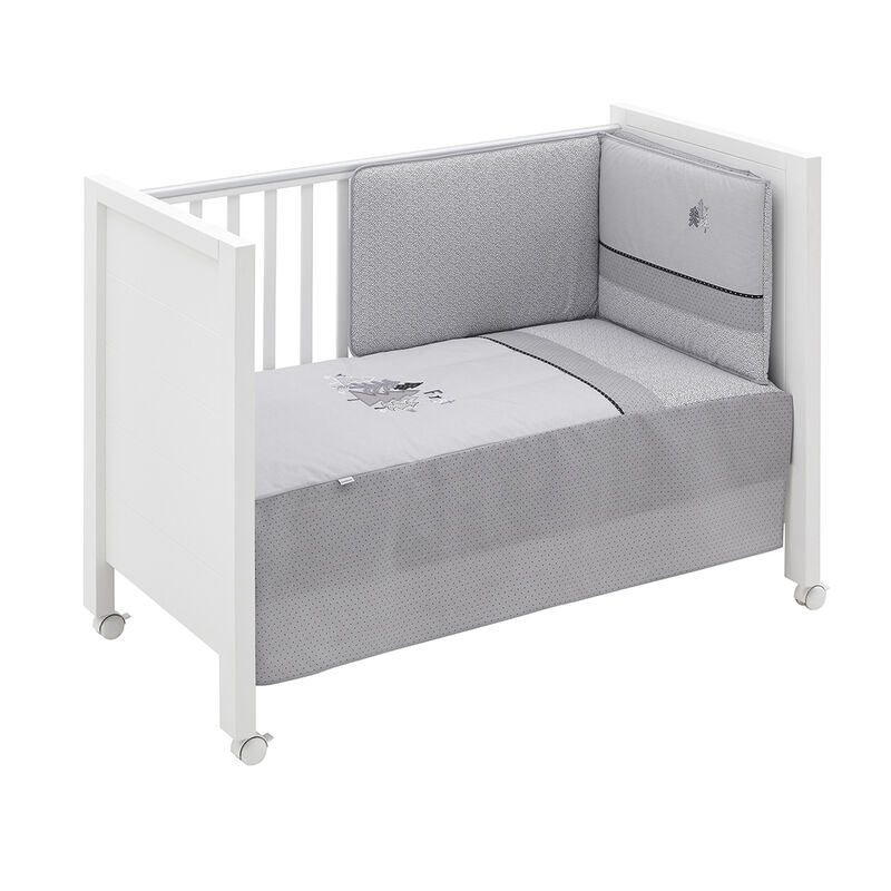 EDREDÓN 46633 JGO COLCHA I/V+PROT. (CUNA 60) 60x120 CM ABETO GRIS. MOBILIARIO Y DECORACION PARA BEBE - CUNAS ROPA MINICUNA