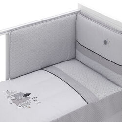 EDREDÓN 46633 JGO COLCHA I/V+PROT. (CUNA 60) 60x120 CM ABETO GRIS. MOBILIARIO Y DECORACION PARA BEBE - CUNAS ROPA MINICUNA