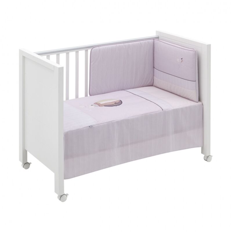 EDREDÓN JGO COLCHA I/V+PROT. (CUNA 60) 60X120 CM LAVANDA MALVA CAMBRASS. MOBILIARIO Y DECORACION PARA BEBE - ROPA CUNA MINICUNA