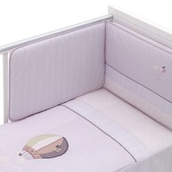 EDREDÓN JGO COLCHA I/V+PROT. (CUNA 60) 60X120 CM LAVANDA MALVA CAMBRASS. MOBILIARIO Y DECORACION PARA BEBE - ROPA CUNA MINICUNA