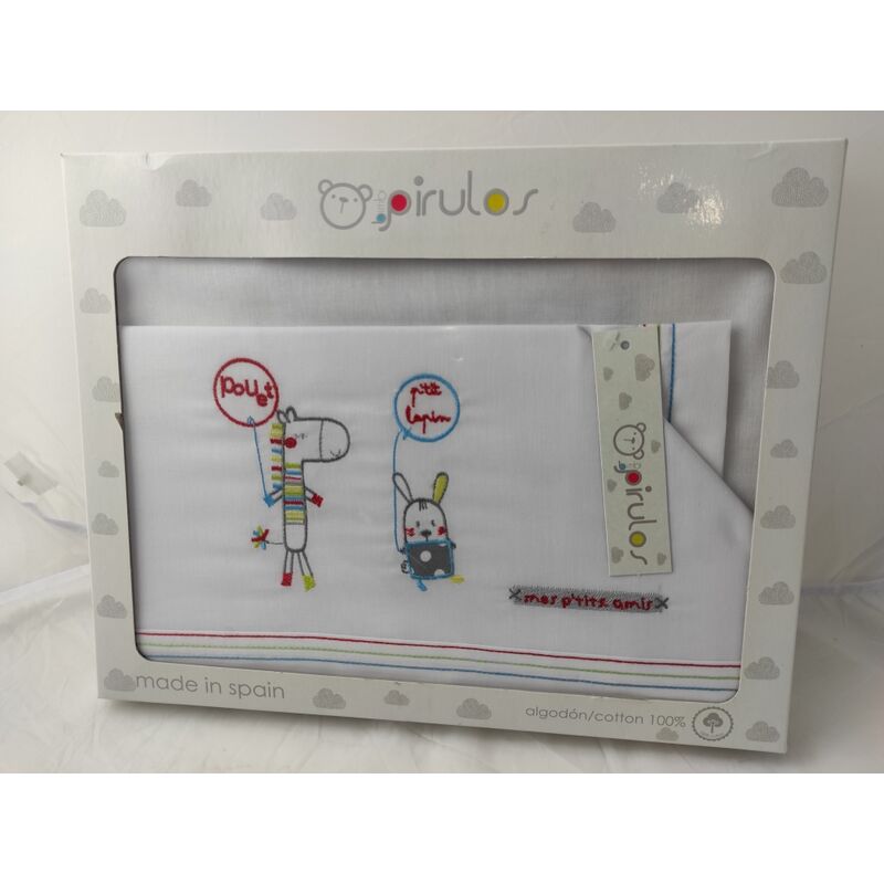 Pirulos-Tríptico Sabanitas Colección Lapin- Medidas 60x120- Cuna. MOBILIARIO Y DECORACION PARA BEBE - ROPA CUNA MINICUNA . Colo