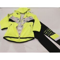 CHANDAL 3463 DE TRES PIEZAS NIÑA  GARVEL. ROPA PARA BEBES - DE 0 5 AÑOS INVIERNO NIÑA . Color Amarillo. TALLAS 6 AÑOS . 