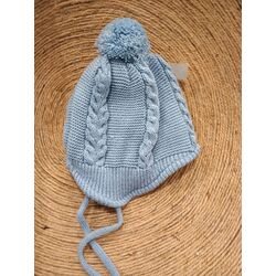 404 GORRO BEBE CON POM POM NAVARRO. ROPA PARA BEBES ,PREMAMA Y COLEGIAL - DE 0 5 AÑOS INVIERNO GORROS BUFANDAS GUANTES