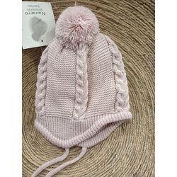 404 GORRO BEBE CON POM POM NAVARRO. ROPA PARA BEBES ,PREMAMA Y COLEGIAL - DE 0 5 AÑOS INVIERNO GORROS BUFANDAS GUANTES