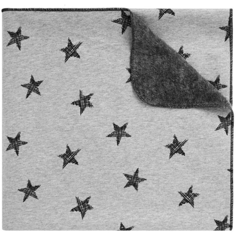 B11216166 MANTA SOFT 75X110 ESTRELLA VIGORE  PRAIA. COCHECITOS-CARRICOCHES PARA BEBE SACOS Y TEXTILES . Color GRIS . 