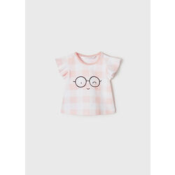 1002 Set 2 camisetas m/c Mayoral. ROPA PARA BEBES - DE 0 5 AÑOS INFANTIL VERANO . Color Rosa. 