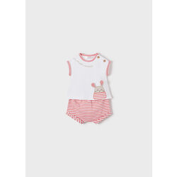 1623 -084 Conjunto 4 piezas punto ECOFRIENDS recién nacida niña Mayoral. ROPA PARA BEBES - DE 0 5 AÑOS INFANTIL VERANO NIÑA . T