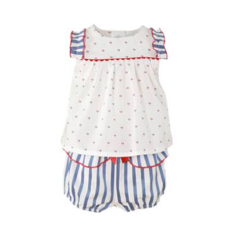 31003123 CONJUNTO BEBE NIÑA MIRANDA. ROPA PARA BEBES - DE 0 5 AÑOS INFANTIL VERANO NIÑA . TALLAS 6 meses. 