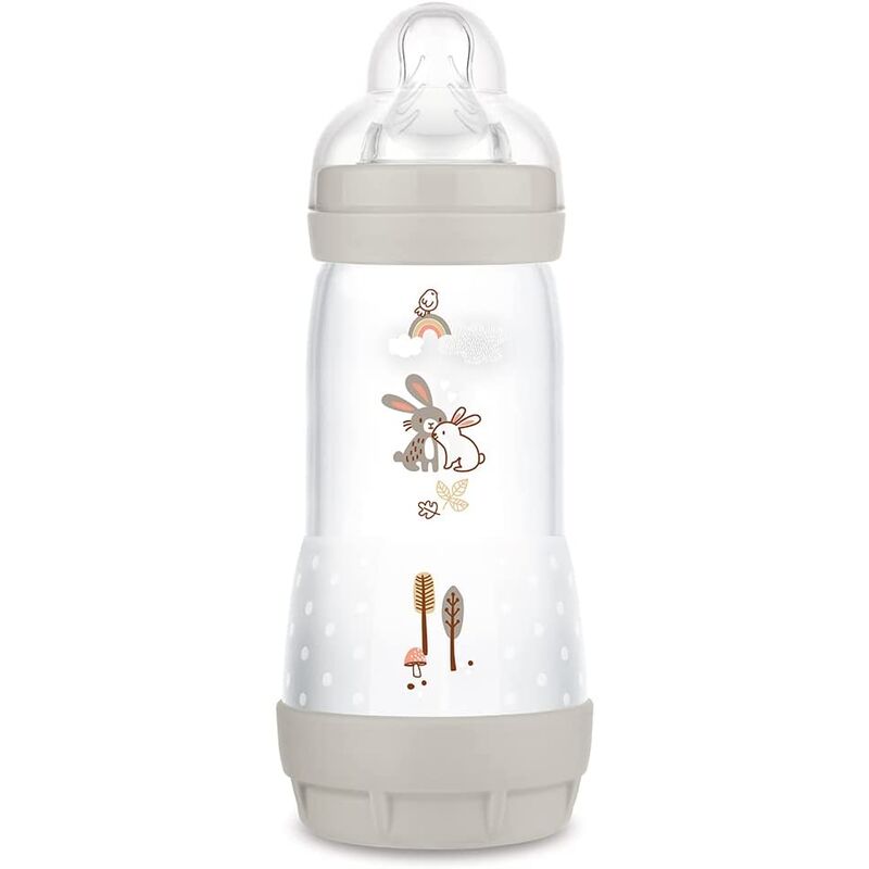 A154 Biberón Anti-Colic 320ml MATT  MAM. PUERICULTURA Y COMPLEMENTOS PARA BEBES - PORTEO LACTANCIA . Color ARENA. 