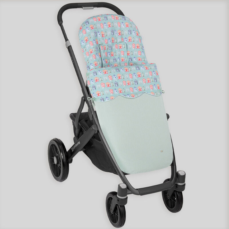 047-48070 SACO SILLA UNIVERSAL "BEACH"  PAZ RODRIGUEZ. COCHECITOS-CARRICOCHES PARA BEBE SACOS Y TEXTILES . Color Azul. 