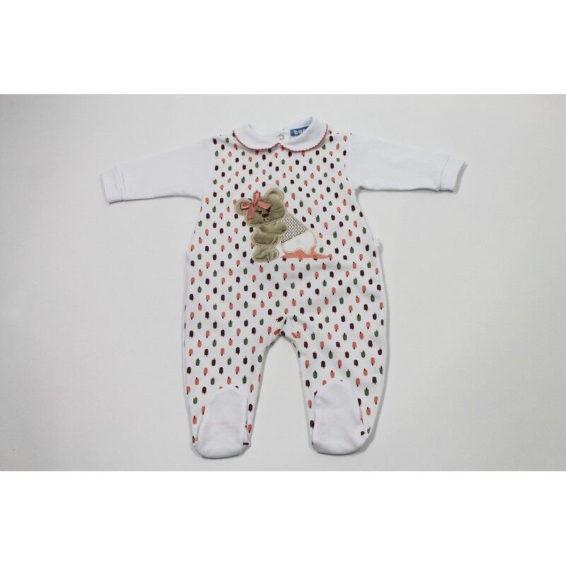 P6121036 PIJAMA CERRADO  ALGODON BERA. ROPA PARA BEBES - DE 0 5 AÑOS INTERIOR . TALLAS 1M. 