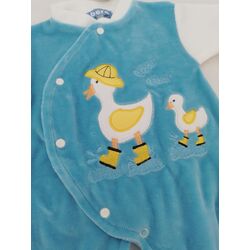 P6121101 PIJAMA ENTERO ABIERTO TUNDOSADO  BERA. ROPA PARA BEBES - DE 0 5 AÑOS INTERIOR Pijamas Niño . TALLAS 0 Meses . 