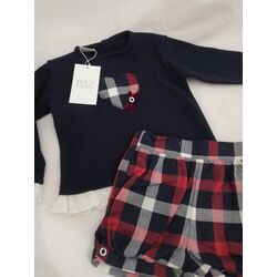 CONJUNTO NIÑA 014-00879 PAZ RODRIGUEZ. ROPA PARA BEBES - DE 0 5 AÑOS INVIERNO NIÑA . TALLAS 12 meses. 