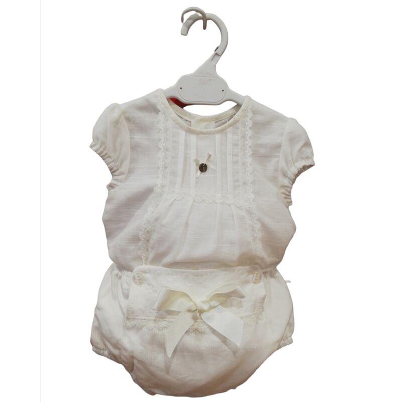 1805 "FAMILIA ALBA" CONJUNTO RANITA YOEDU VERANO 2016. ROPA PARA BEBES - BAUTIZO Conjunto Niño . TALLAS 9 meses. 