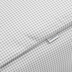 EDREDÓN JGO 2 PCS.COLCHA I V. CUNA 60 VICHY10 GRIS 60x120x3 CM CAMBRASS. MOBILIARIO Y DECORACION PARA BEBE - ROPA CUNA MINICUNA