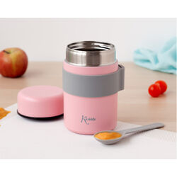 03338 TERMO 500ML KIOKIDS. PUERICULTURA Y COMPLEMENTOS PARA BEBES - COMIDA TERMOS RECIPIENTES . Color Rosa. 