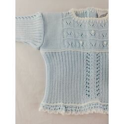 CONJUNTO 4074 DE JUBON ,POLAINA  AMAKA. ROPA PARA BEBES - DE 0 5 AÑOS INFANTIL VERANO Conjuntos Punto . Color Azul. TALLAS 0 Me