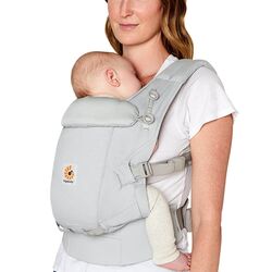 ERGOBABY MOCHILAS PORTABEBÉS ADAPT ALGODÓN GRIS  SOFTTOUCH™. PUERICULTURA Y COMPLEMENTOS PARA BEBES - PORTEO LACTANCIA MOCHILAS