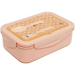Fiambrera Bento drops Peach tutete. PUERICULTURA Y COMPLEMENTOS PARA BEBES - COMIDA TERMOS RECIPIENTES . Color Naranja. 