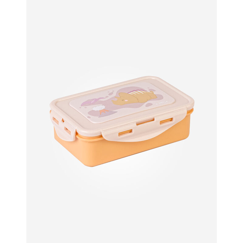 70061 Cajita de almuerzo Mostaza  550 ml Saro. PUERICULTURA Y COMPLEMENTOS PARA BEBES - COMIDA TERMOS RECIPIENTES . Color mosta