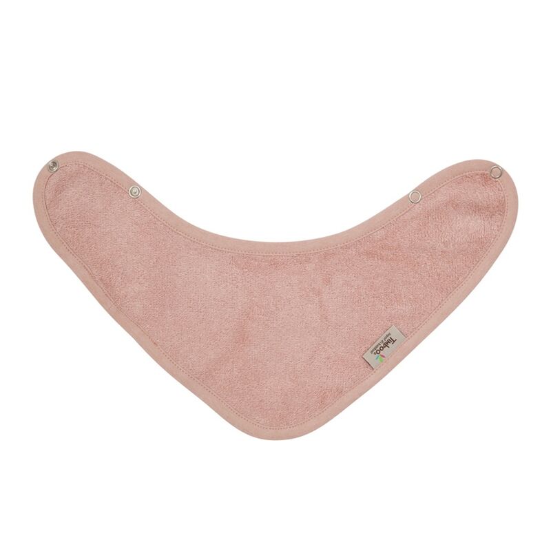 TM-BAV08 BANDANA  bambu TIMBOO. PUERICULTURA Y COMPLEMENTOS PARA BEBES - COMIDA BABEROS . Color Rosa. 