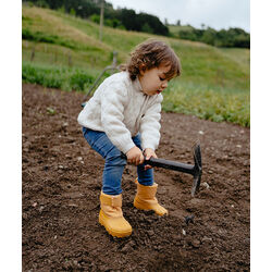 BOTA DE AGUA IGOR NEU MOSTAZA. ZAPATOS PARA BEBE - CALZADO NIÑO Botas NIÑA . CALZADO 22. 