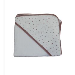 885 CAPA DE BAÑO VANILLA BABIDU. PUERICULTURA Y COMPLEMENTOS PARA BEBES - BAÑO TOALLAS CAPAS DE . Color TEJA. 