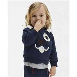 H229633 SUDADERA AZUL MARINO NIÑO USB2. ROPA PARA BEBES - DE 0 5 AÑOS INVIERNO NIÑO Deportiva . TALLAS 18 meses. 