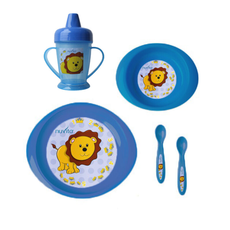 SET VAJILLA 1495 NUVITA. PUERICULTURA Y COMPLEMENTOS PARA BEBES - COMIDA VAJILLAS CUBIERTOS . Color Azul. SET VAJILLA 1495 NUVITA. PUERICULTURA Y COMPLEMENTOS PARA BEBES - COMIDA VAJILLAS CUBIERTOS . Color Azul.