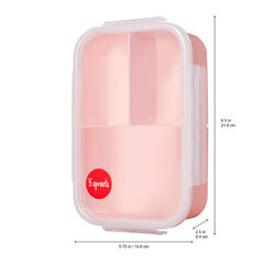 Caja bento de ciervo 3 PROUTS. PUERICULTURA Y COMPLEMENTOS PARA BEBES - COMIDA TERMOS RECIPIENTES . Color Rosa. 