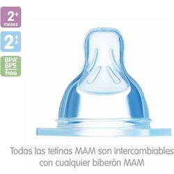 MAM Biberón Easy Active Baby Bottle A133 - Biberón con Tetina de Silicona SkinsoftTM ultra suave. PUERICULTURA Y COMPLEMENTOS