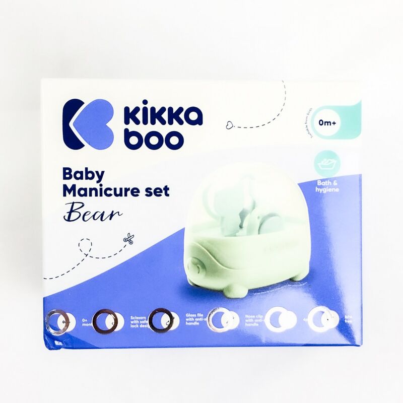 3130304006 - Set Higiene Oso kikkaboo. PUERICULTURA Y COMPLEMENTOS PARA BEBES - BAÑO ACCESORIOS DE . Color Verde. 