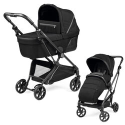COCHE DUO PAGODA VIVACE  Edición Especial PEG PEREGO. COCHECITOS-CARRICOCHES PARA BEBE DE DOS PIEZAS . Color LICORE. 