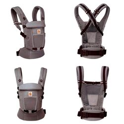 ERGOBABY MOCHILA PORTABEBÉ ADAPT - MALLA SOFTFLEX™  GRAPHITE GREY. PUERICULTURA Y COMPLEMENTOS PARA BEBES - PORTEO LACTANCIA
