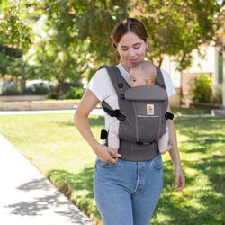 ERGOBABY MOCHILA PORTABEBÉ ADAPT - MALLA SOFTFLEX™  GRAPHITE GREY. PUERICULTURA Y COMPLEMENTOS PARA BEBES - PORTEO LACTANCIA