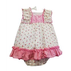 31011 JESUSIN VOLANTES FLORES ROSA LOR MIRAL. ROPA PARA BEBES ,PREMAMA Y COLEGIAL - DE 0 5 AÑOS INFANTIL VERANO NIÑA Vestidos .